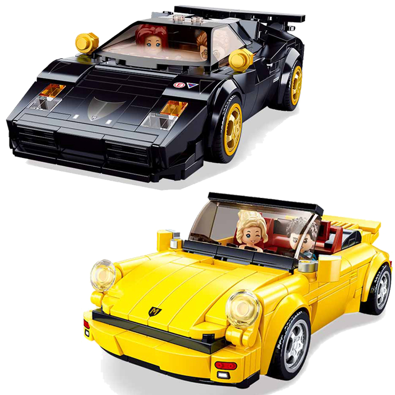 Victor Racket Jetspeed - Sluban Classic Retro Sports Car Cadillac